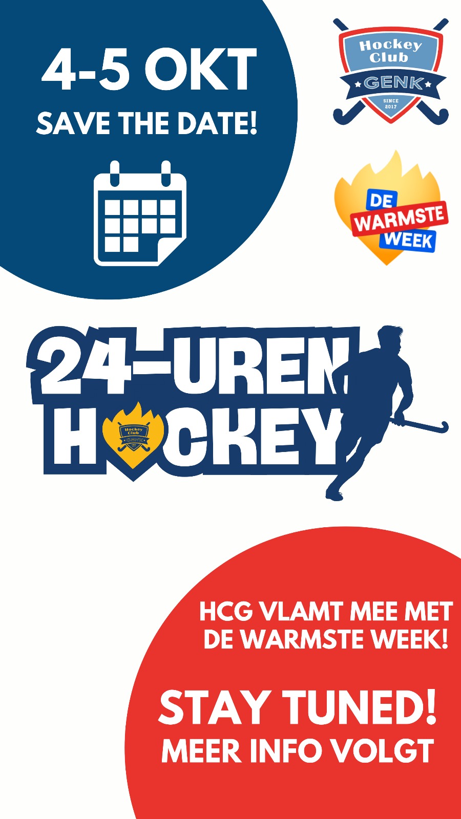 Hockeyclub Genk vlamt mee ten voordele van de Warmste Week